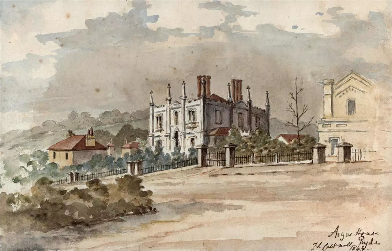 Sir James Lillyman Caldwell (1770-1863) - Watercolour Painting - Ryde, Isle of Wight 1843