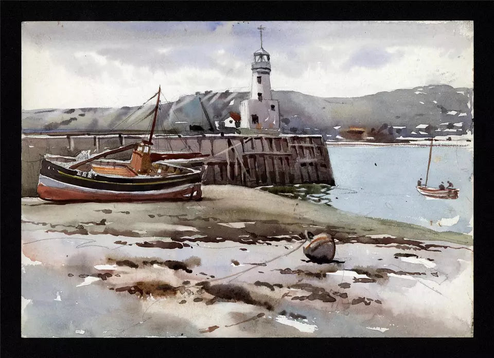 Arthur Royce Bradbury (1892-1977) Watercolour Painting - Scarborough 1945