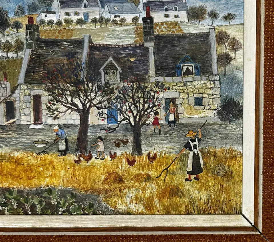 Brenda King (1934-2011) - Oil Painting - 1975 - Loire Valley France