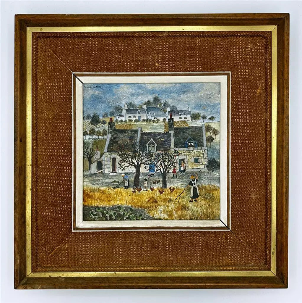 Brenda King (1934-2011) - Oil Painting - 1975 - Loire Valley France
