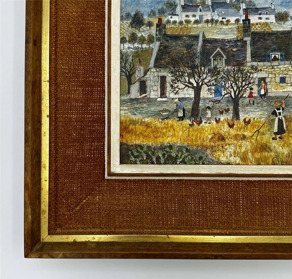 Brenda King (1934-2011) - Oil Painting - 1975 - Loire Valley France
