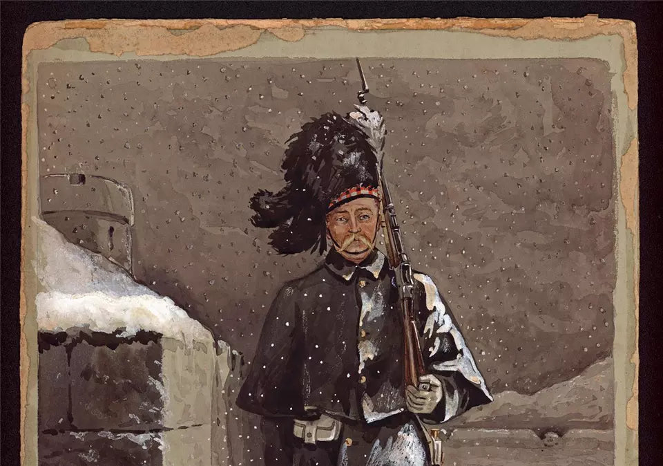 Alfred Crowdy Lovett - Watercolour Painting - Scotland - Seaforth Highlander?