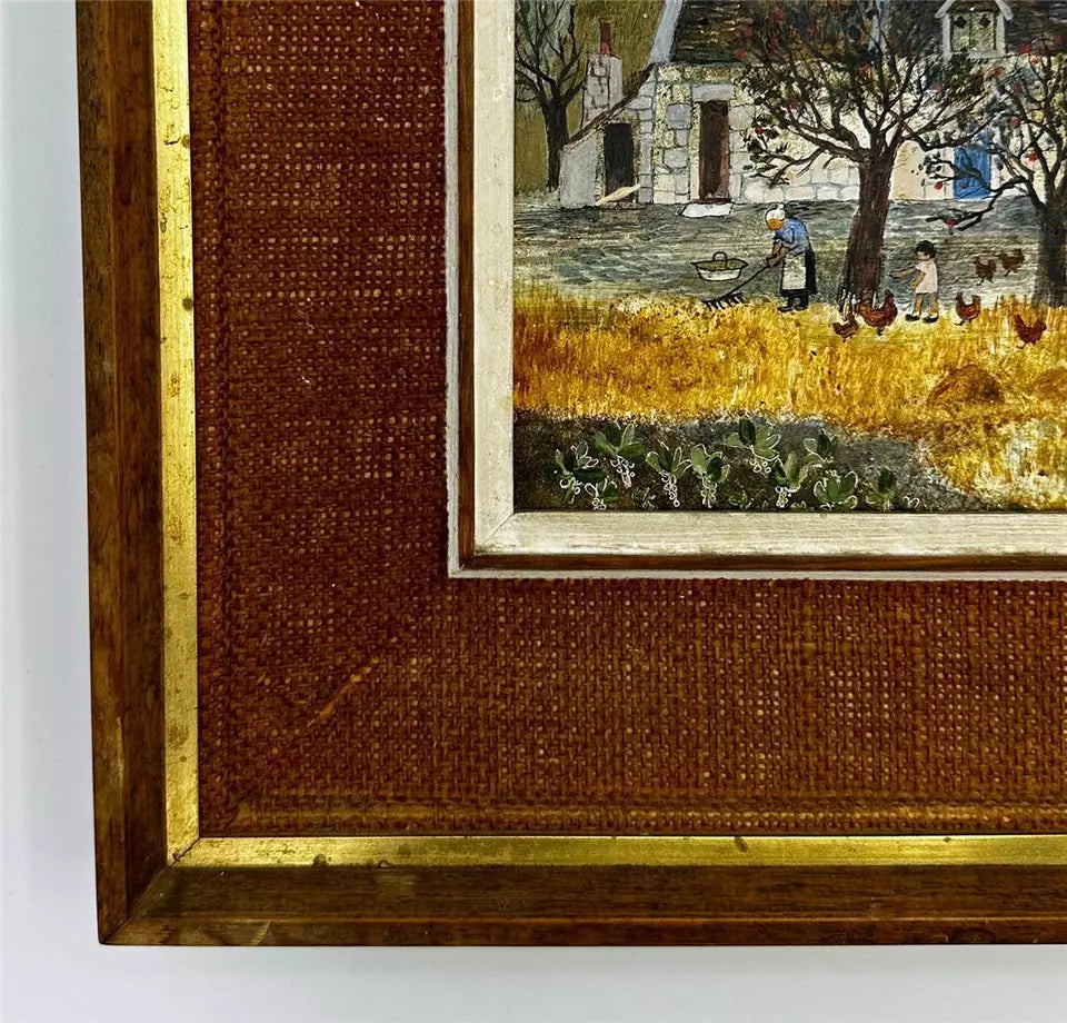 Brenda King (1934-2011) - Oil Painting - 1975 - Loire Valley France
