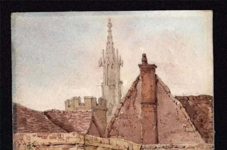 George Harley (1791-1871) - Small Watercolour Painting - Lowther Castle 1827