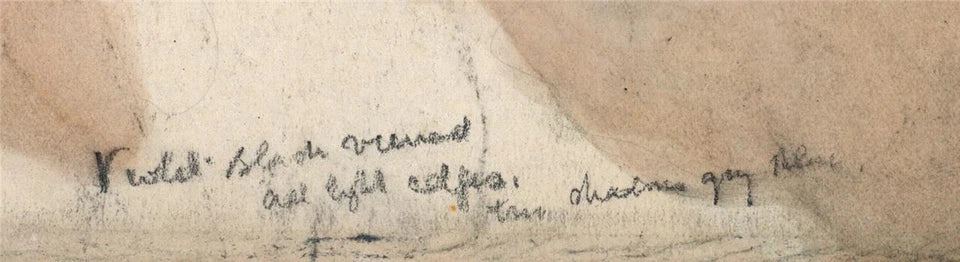 David Waterson - Graphite Drawing - Witches Pool Scotland