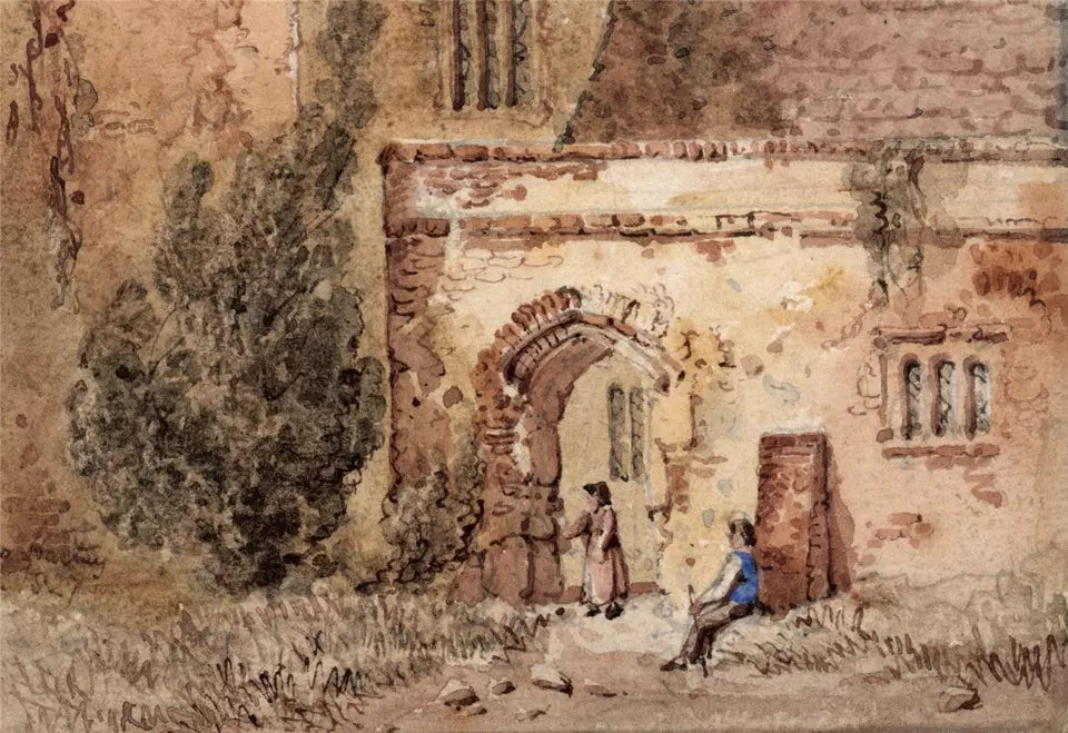George Harley (1791-1871) - Small Watercolour Painting - Lowther Castle 1827