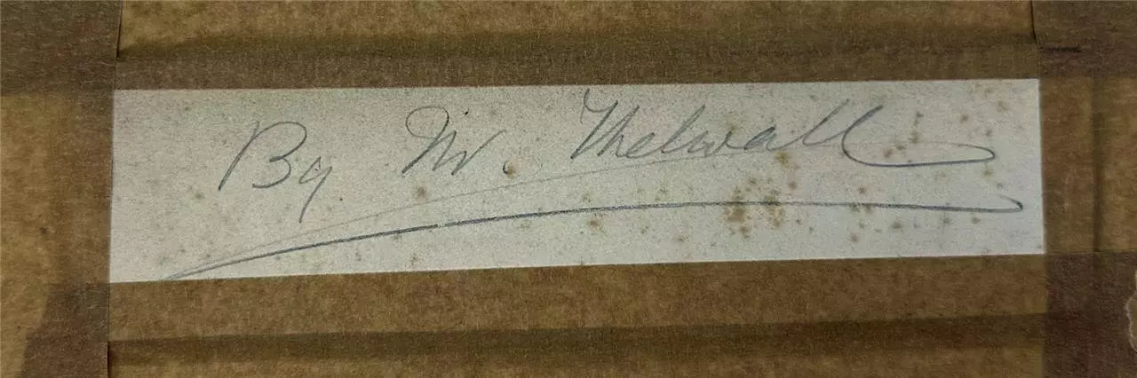 Weymouth Birbeck Thelwall - Watercolour Painting - Hardangerfjord Norway - 1870