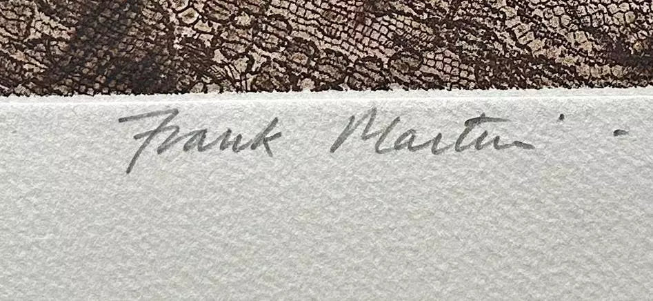 Frank Vernon Martin (1921-2005) - Signed Etching - Fans - 4/50