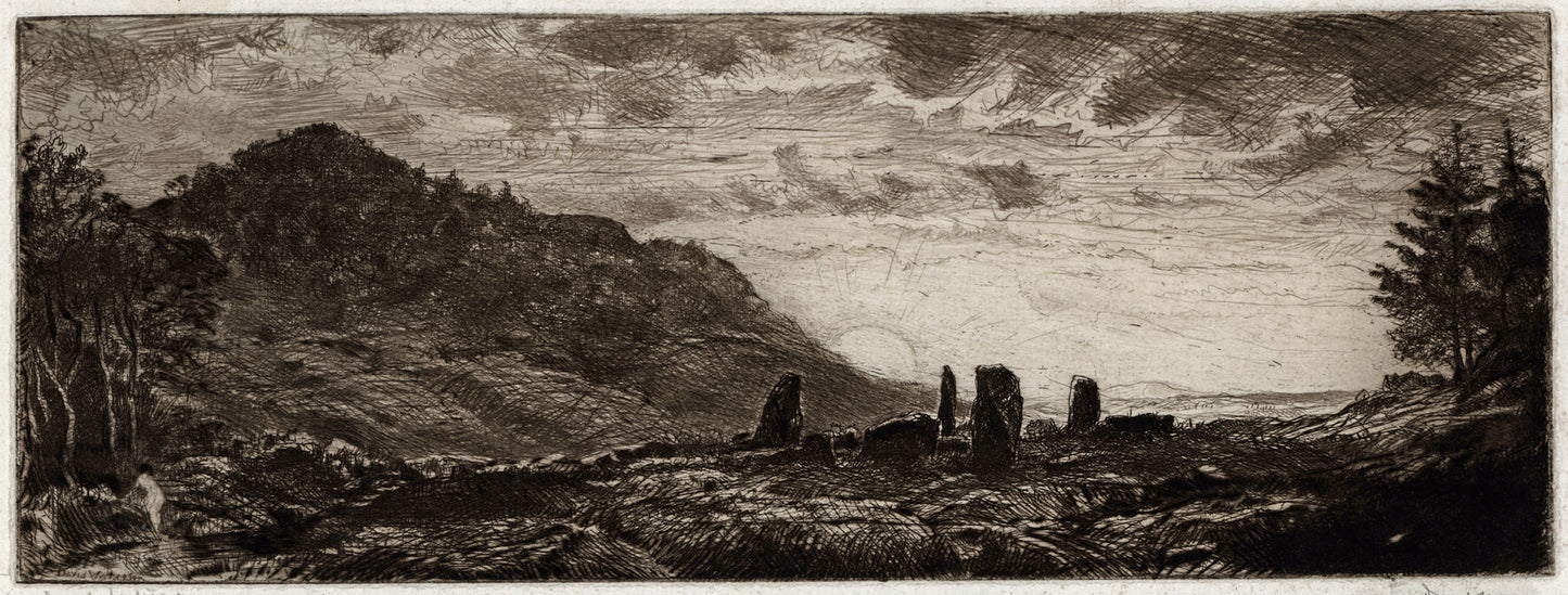 David Waterson (1870-1954) Signed Etching - Dawn