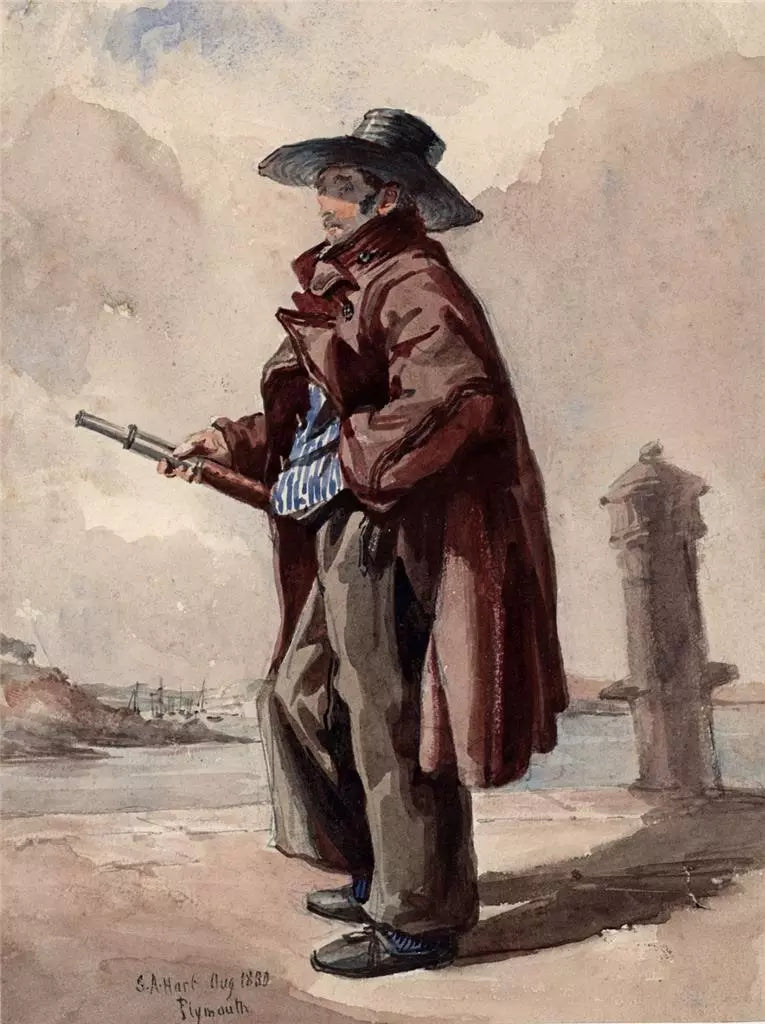 Solomon Alexander Hart RA - Watercolour Painting - 1830 - Plymouth - Portrait