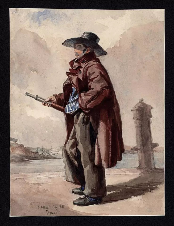 Solomon Alexander Hart RA - Watercolour Painting - 1830 - Plymouth - Portrait