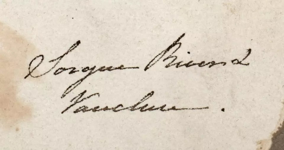 Elizabeth Campbell (1783-1861) Watercolour Painting - Sorgue River Vaucluse France