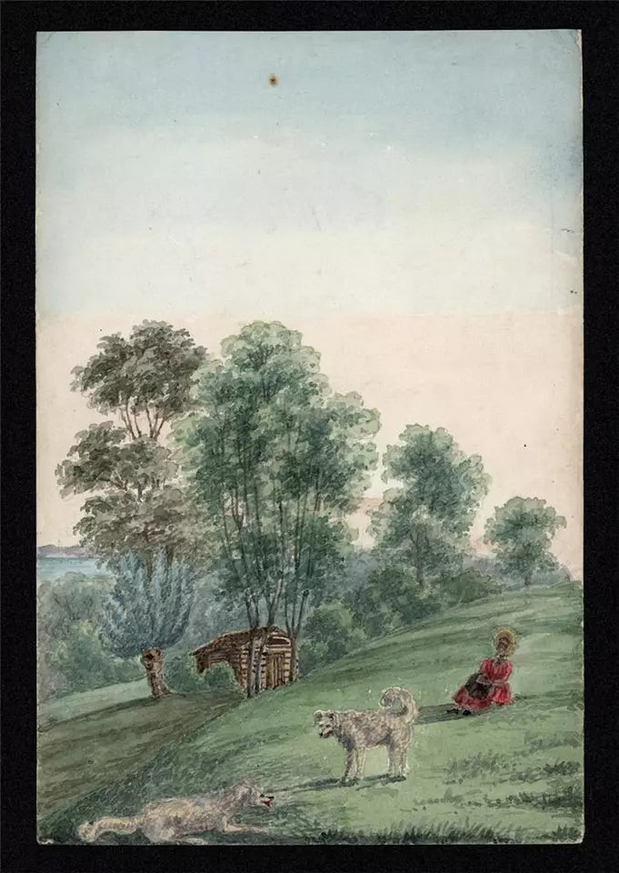 Elizabeth Campbell (1783-1861) Watercolour Painting - Switzerland - 19th Century