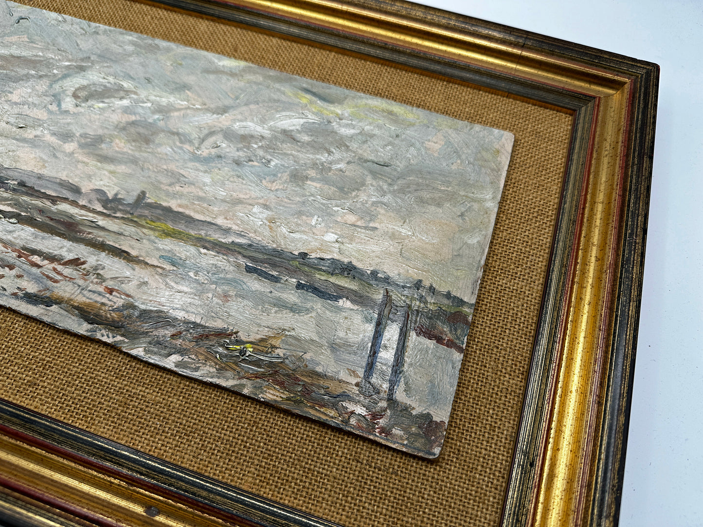 David Roy Macgregor (1925-2003) - Oil Painting - Marsh Tide Blakeney Norfolk