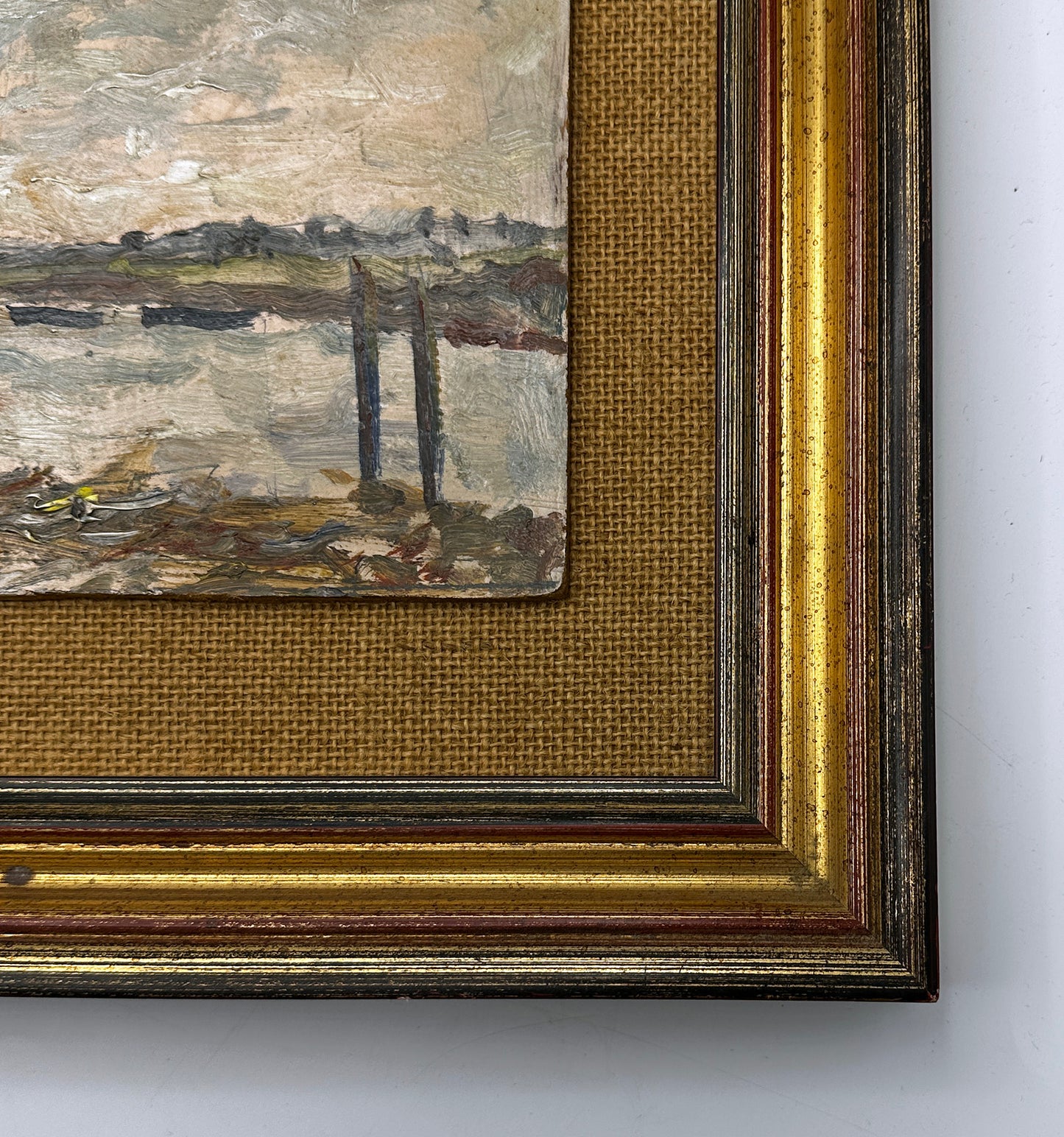 David Roy Macgregor (1925-2003) - Oil Painting - Marsh Tide Blakeney Norfolk