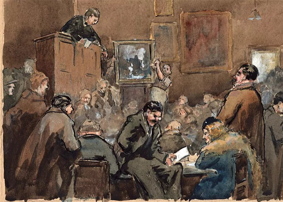 Frederick Charles Winby (1875-1959) - Watercolour Painting - Art Auction Scene