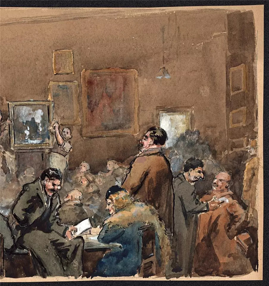 Frederick Charles Winby (1875-1959) - Watercolour Painting - Art Auction Scene