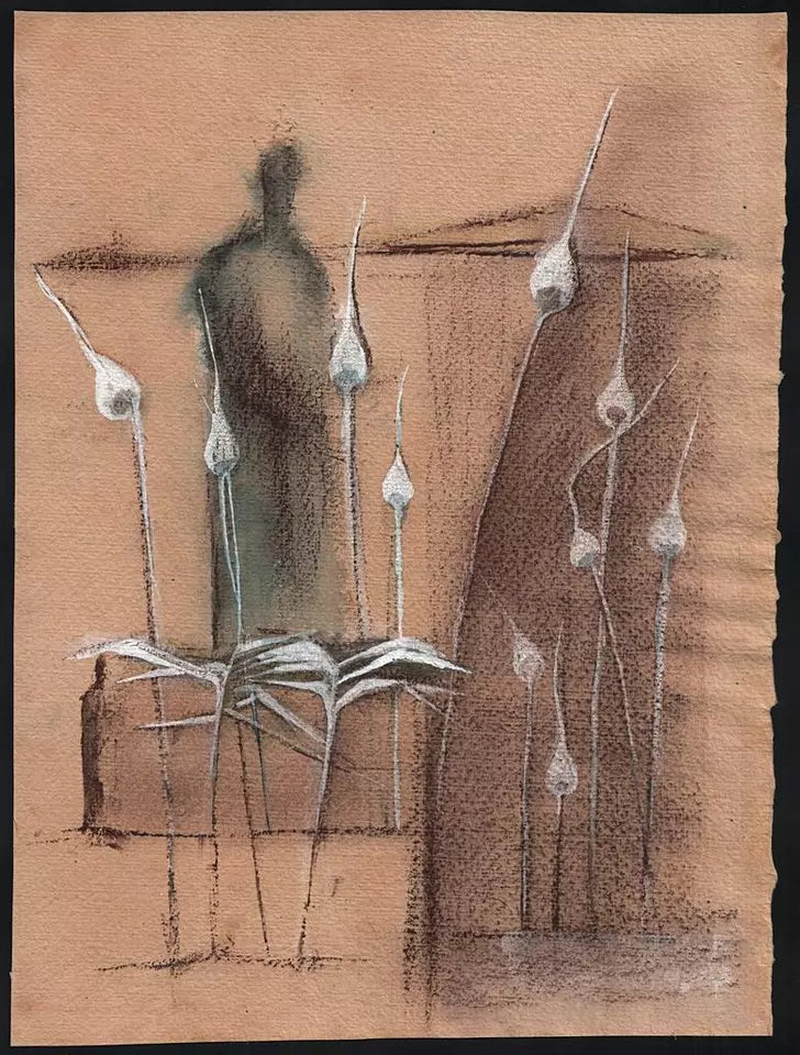 Dorothy Kirkbride (1926-2011) Watercolour Painting - Abstract Greek Study - 20th Century