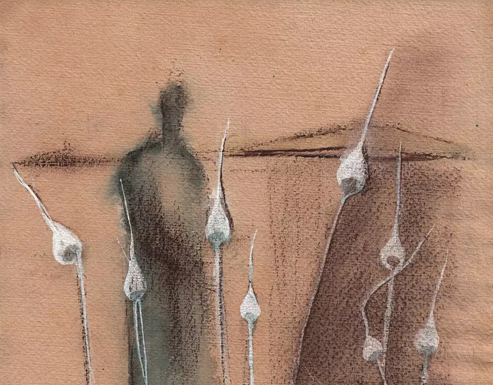 Dorothy Kirkbride (1926-2011) Watercolour Painting - Abstract Greek Study - 20th Century