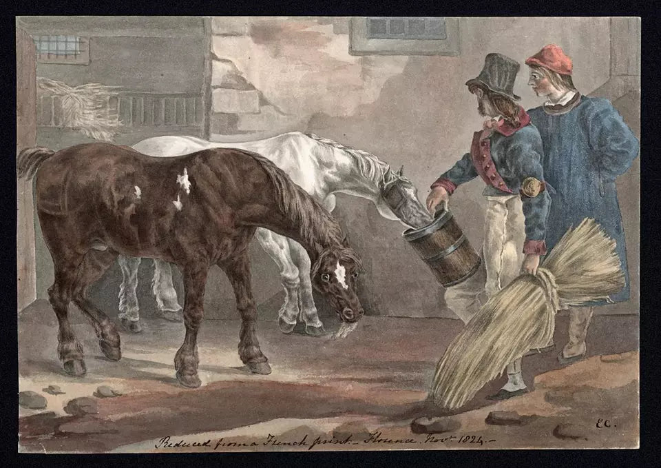Elizabeth Campbell (1783-1861) Watercolour Painting - 1821