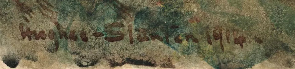 Sir Herbert Hughes Stanton (1870-1937) Watercolour Painting - 1914 - Landscape