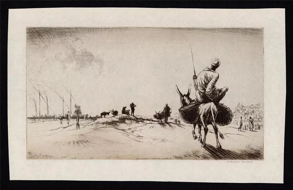 William Douglas Macleod (1892-1963) Pencil Signed Etching - 20th Century
