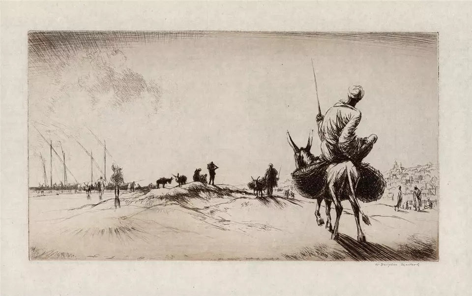 William Douglas Macleod (1892-1963) Pencil Signed Etching - 20th Century