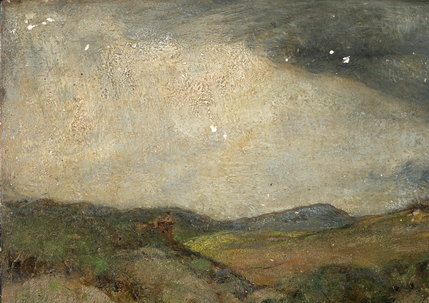 David Waterson (1870-1954) Oil Painting - Thundery Weather - Scotland - 1902