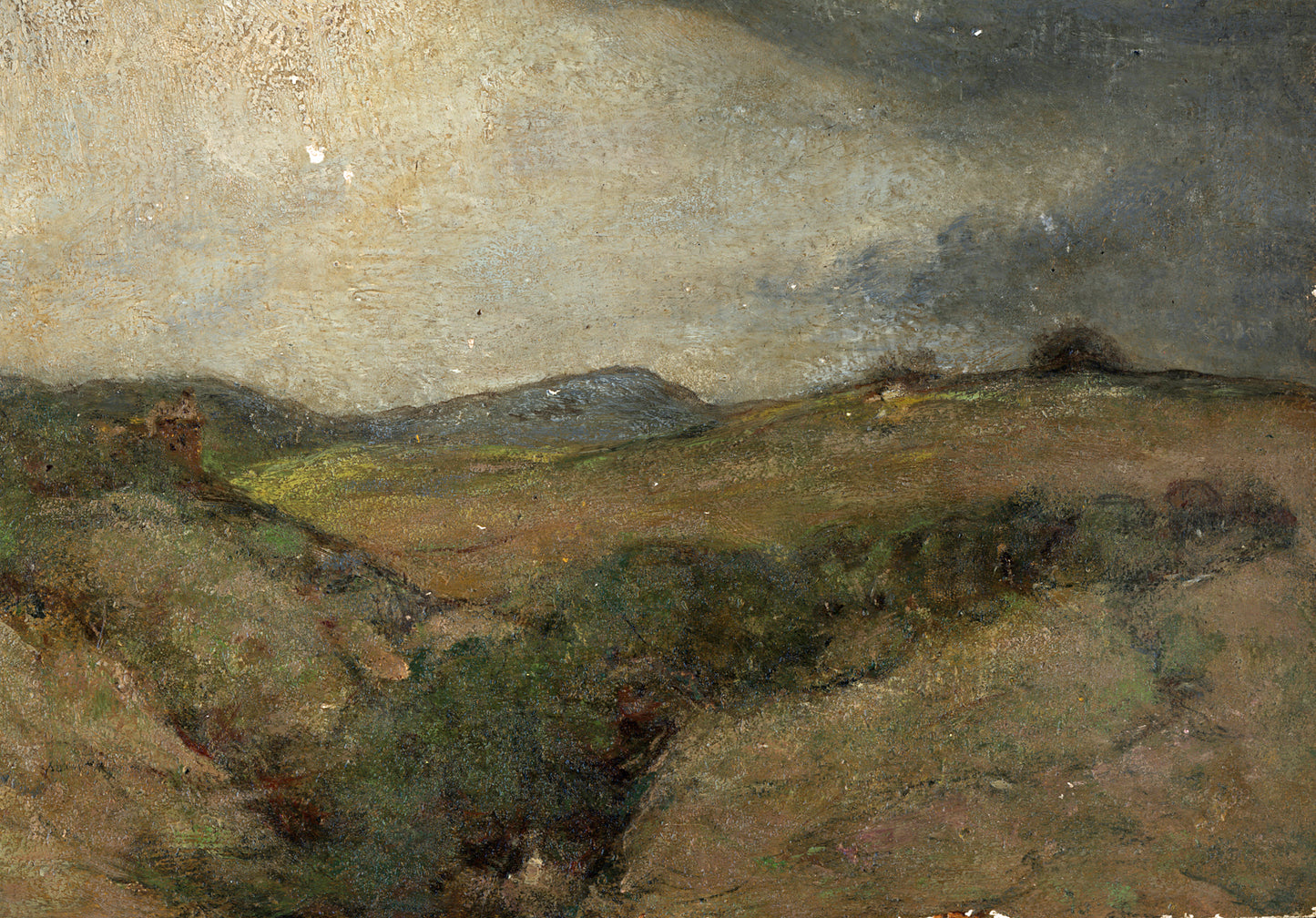 David Waterson (1870-1954) Oil Painting - Thundery Weather - Scotland - 1902