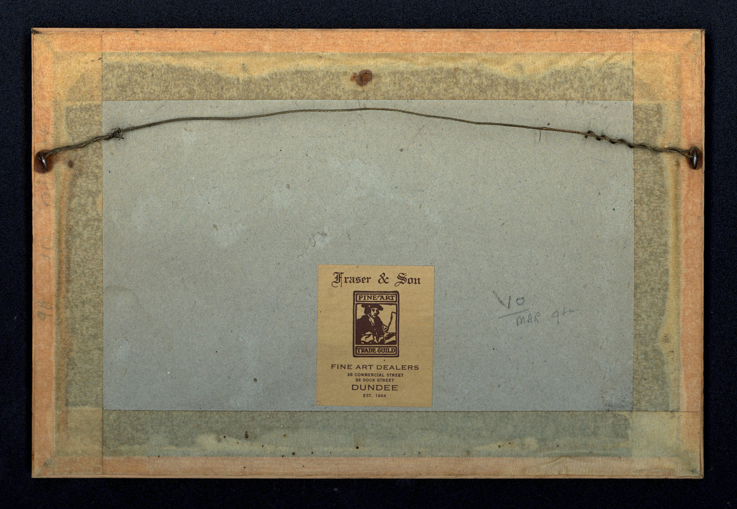 David Waterson (1870-1954) Oil Painting - Rural Landscape Scotland