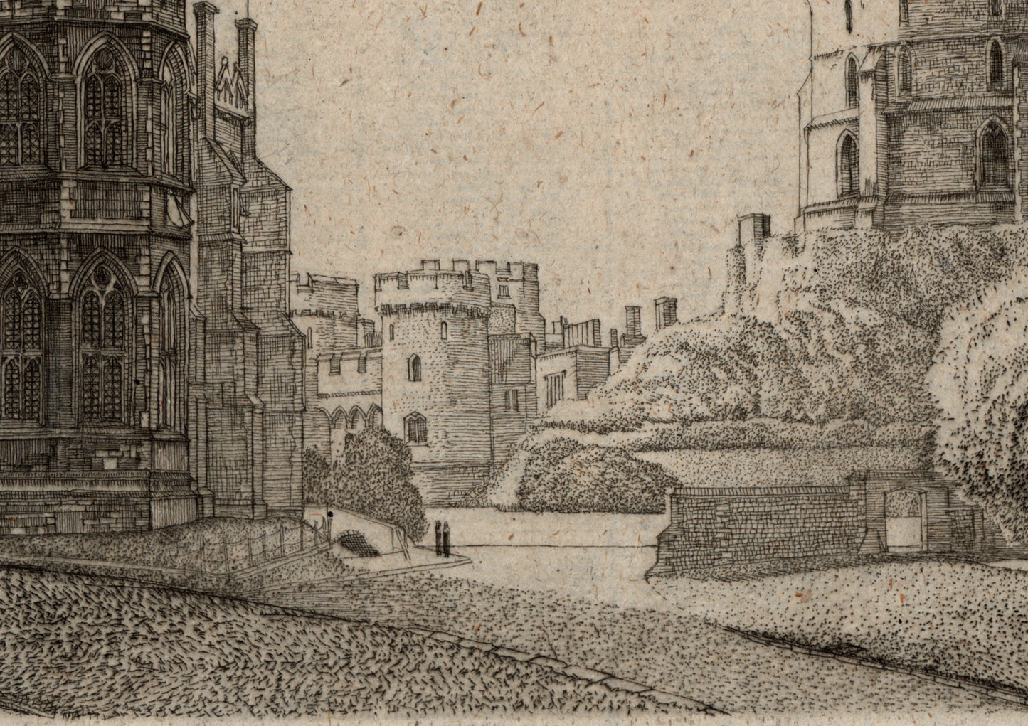 Joseph Webb (1908-1962) Pencil Signed Etching - St George's Chapel Windsor