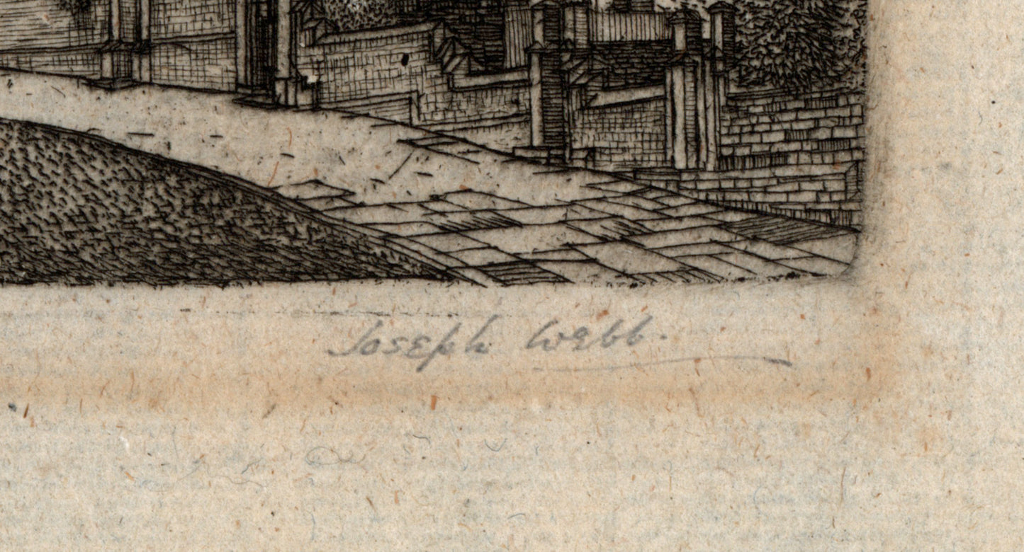 Joseph Webb (1908-1962) Pencil Signed Etching - St George's Chapel Windsor