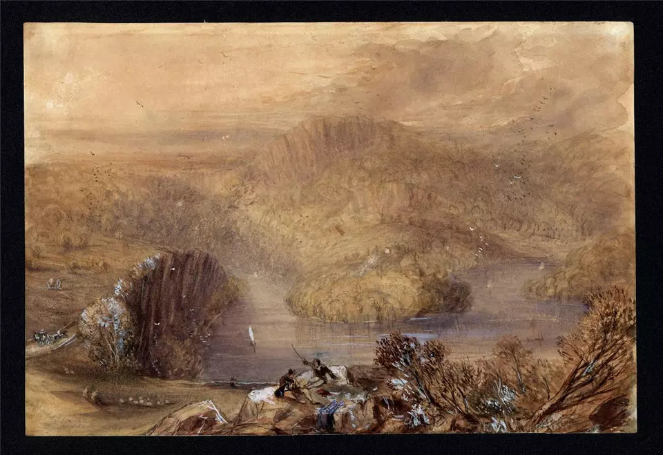 Charles Walter Radclyffe (1817-1903) Watercolour Painting - Near Chepstow Wales