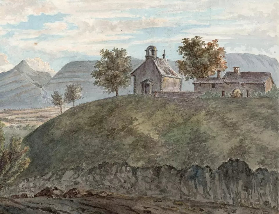 Elizabeth Campbell (1783-1861) - Watercolour Painting - Near Satigny, Switzerland 1826