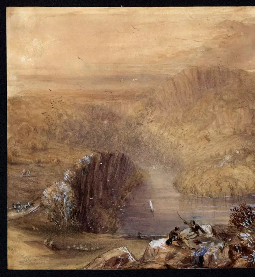 Charles Walter Radclyffe (1817-1903) Watercolour Painting - Near Chepstow Wales