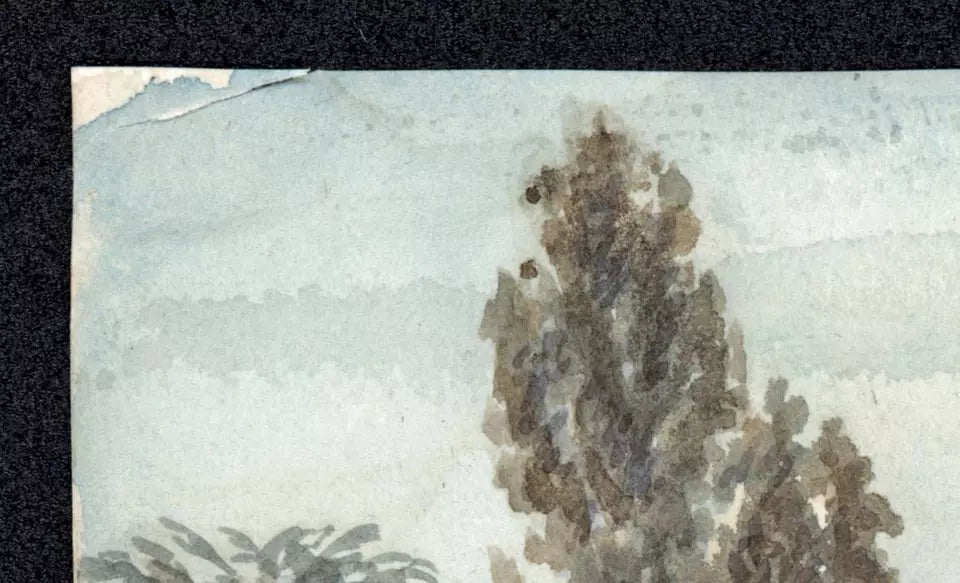 Elizabeth Campbell (1783-1861) Watercolour Painting - Satigny, Switzerland 1826
