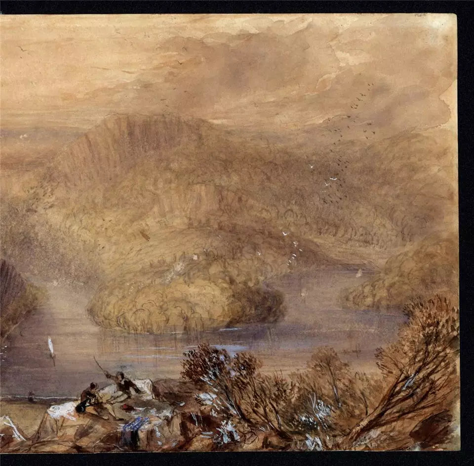 Charles Walter Radclyffe (1817-1903) Watercolour Painting - Near Chepstow Wales