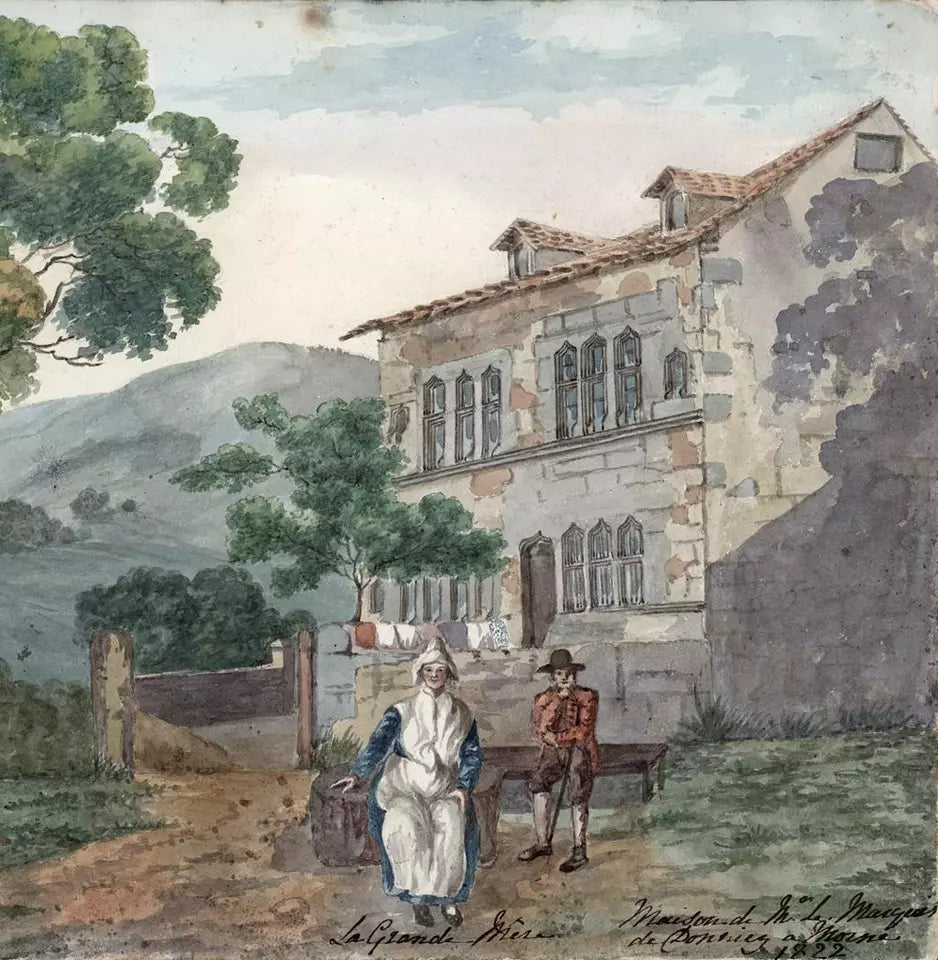 Elizabeth Campbell (1783-1861) Watercolour Painting - La Grande Mere 1822