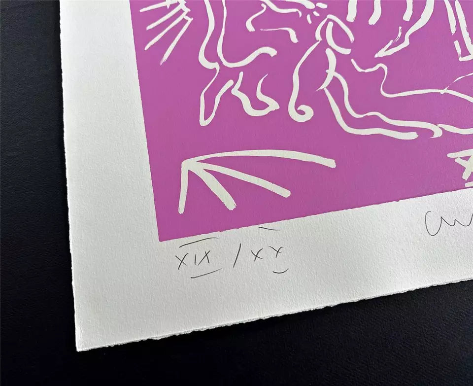 Adrian Wiszniewski - Pencil Signed Screenprint - Untitled - 19/20