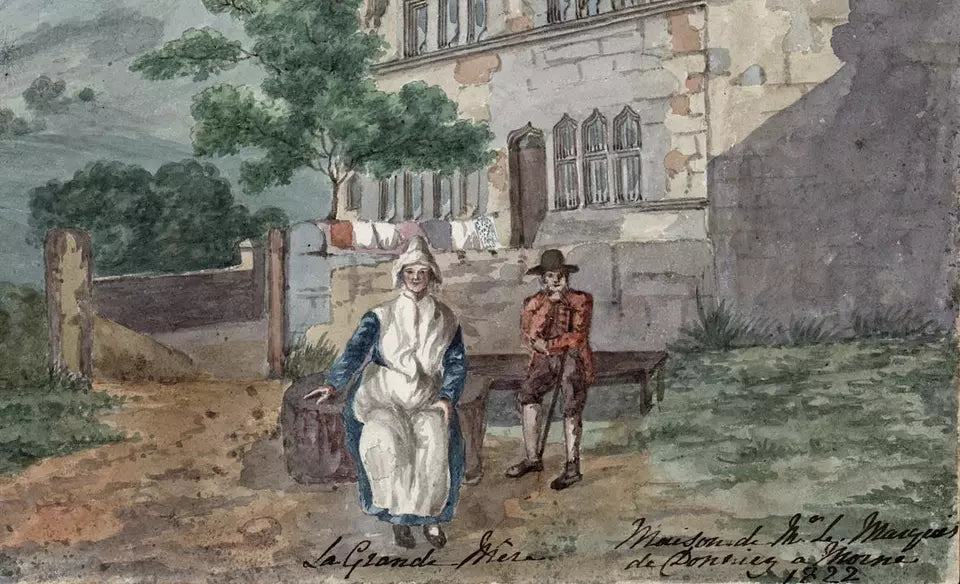 Elizabeth Campbell (1783-1861) Watercolour Painting - La Grande Mere 1822