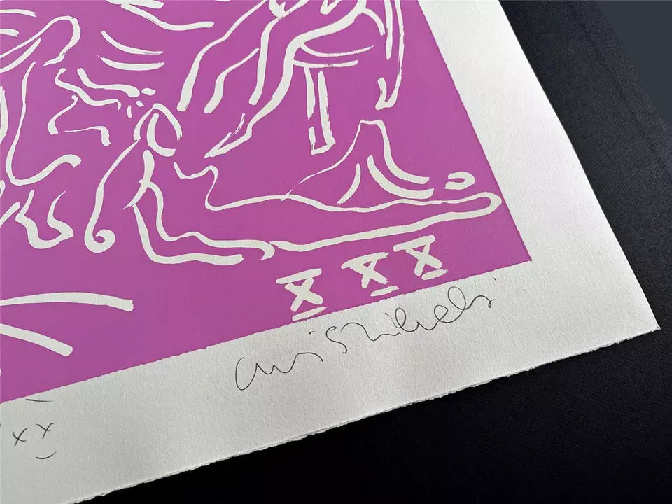 Adrian Wiszniewski - Pencil Signed Screenprint - Untitled - 19/20