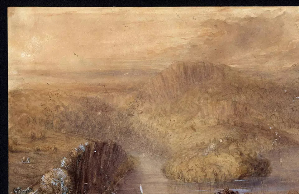 Charles Walter Radclyffe (1817-1903) Watercolour Painting - Near Chepstow Wales