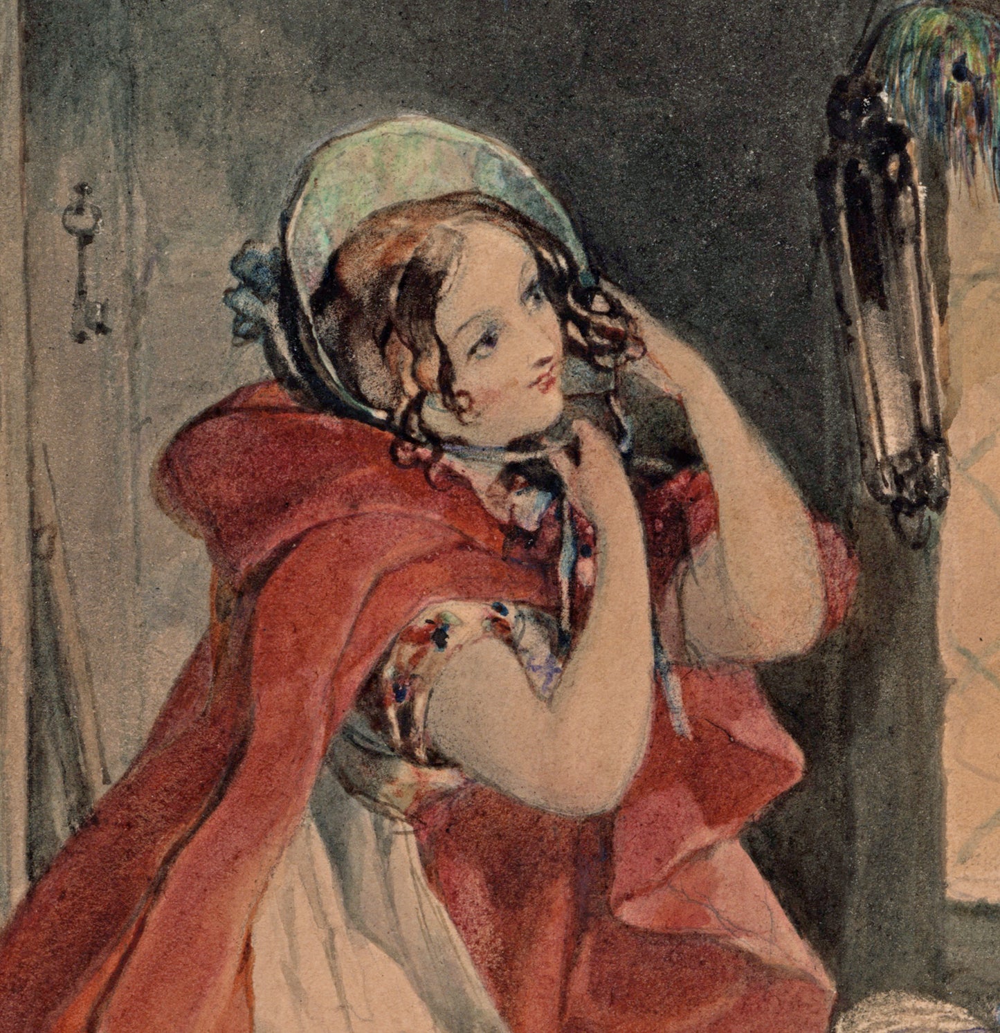 Francis Philip Stephanoff (1788-1860) Watercolour Painting - 19th Century