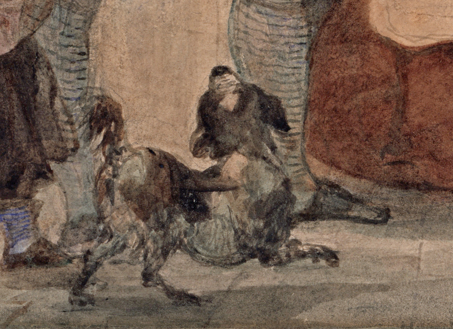 Francis Philip Stephanoff (1788-1860) - Watercolour Painting - 19th Century