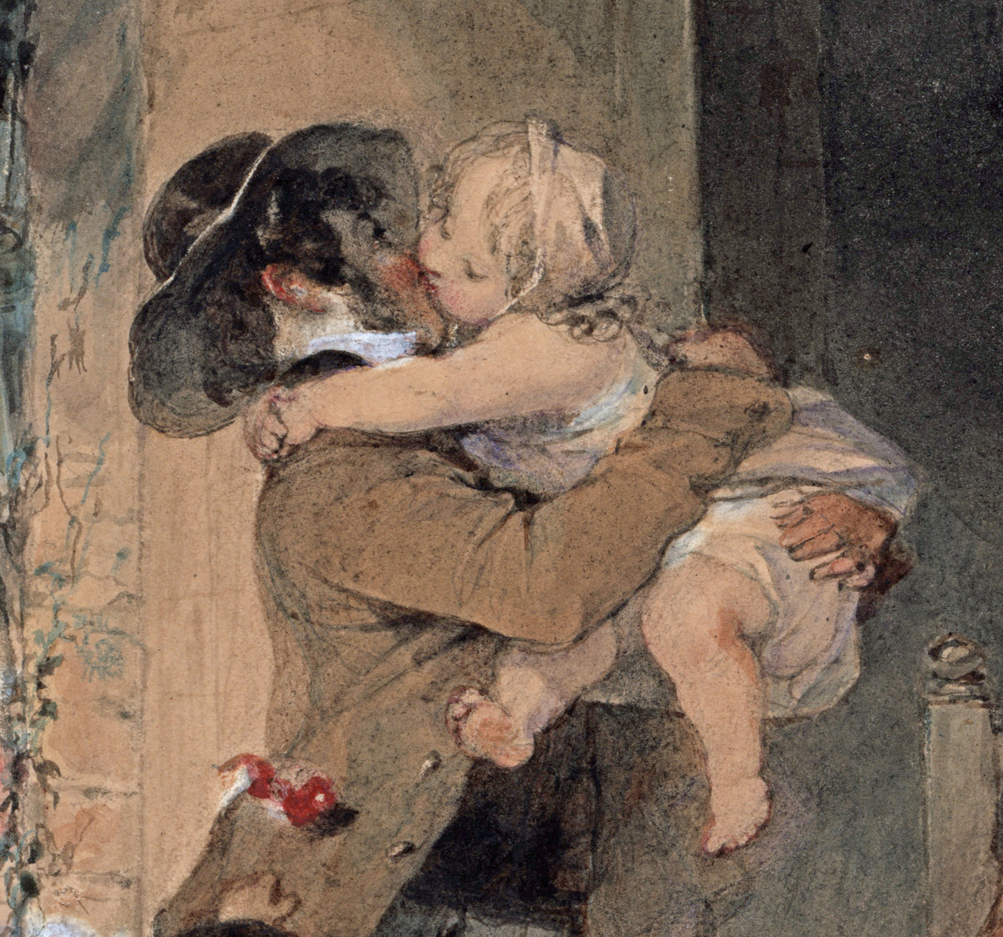 Francis Philip Stephanoff (1788-1860) - Watercolour Painting - 19th Century