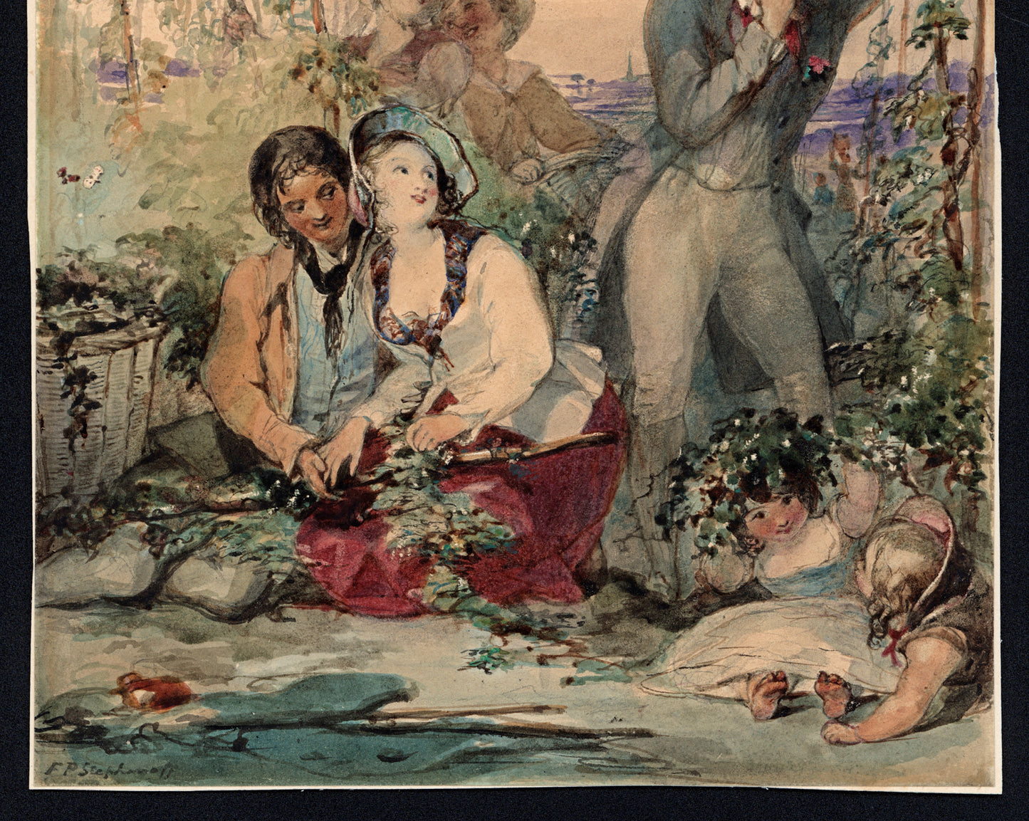 Francis Philip Stephanoff (1788-1860) 19th Century Watercolour Painting