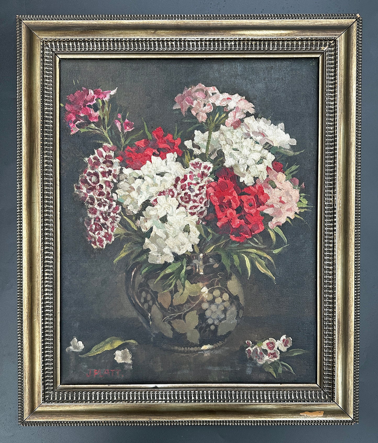 Joyce Platt (1920-2010) Oil Painting - The Lustre Jug 1940