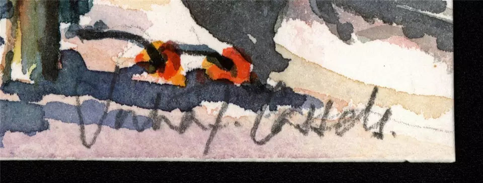 Julia Cassels - Watercolour Painting - Mexican Coast - Contemporary Art