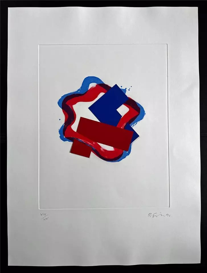 Richard Smith (1931-2016) - Pencil Signed Screenprint & Aquatint - 1991 - 19/20
