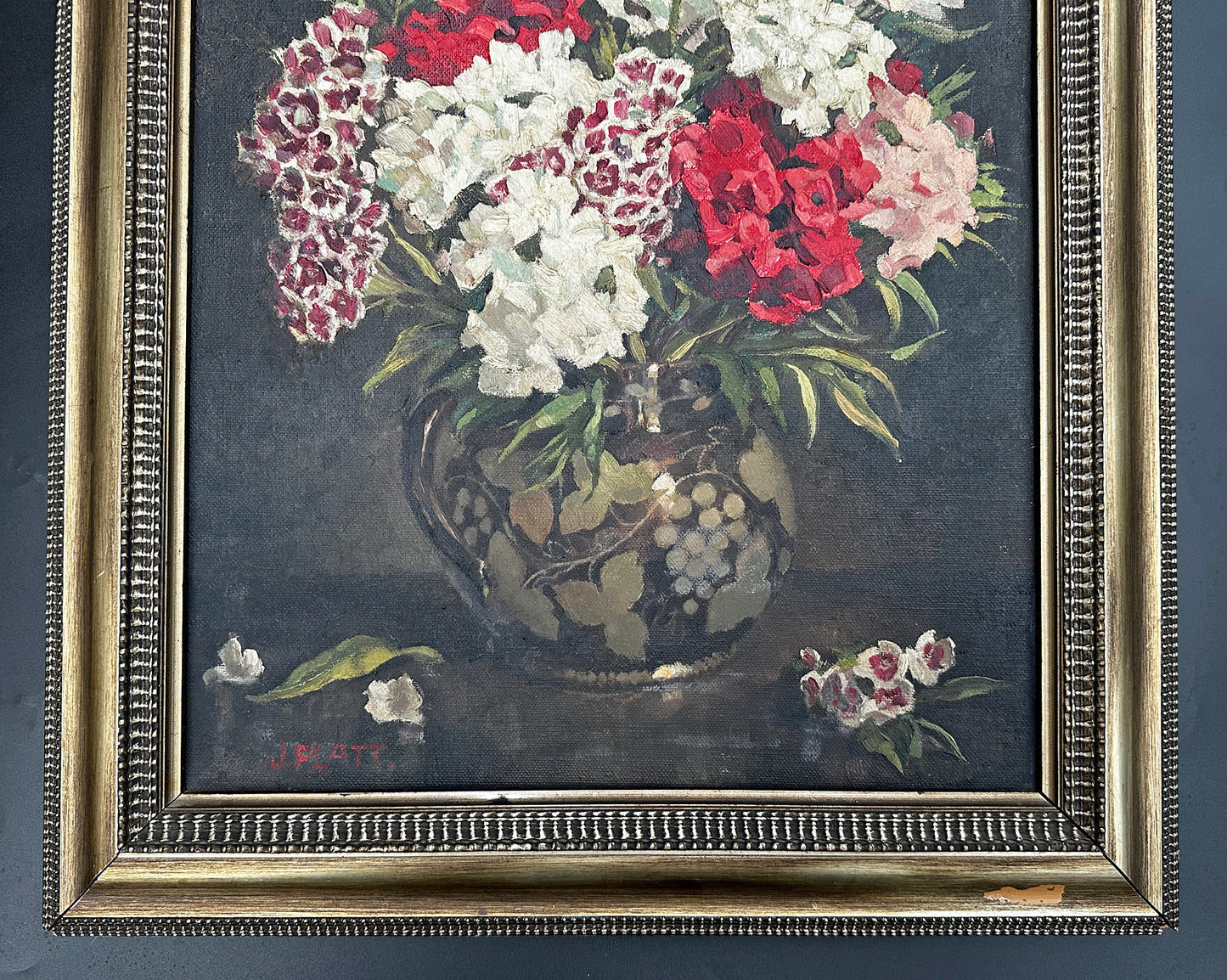 Joyce Platt (1920-2010) Oil Painting - The Lustre Jug 1940